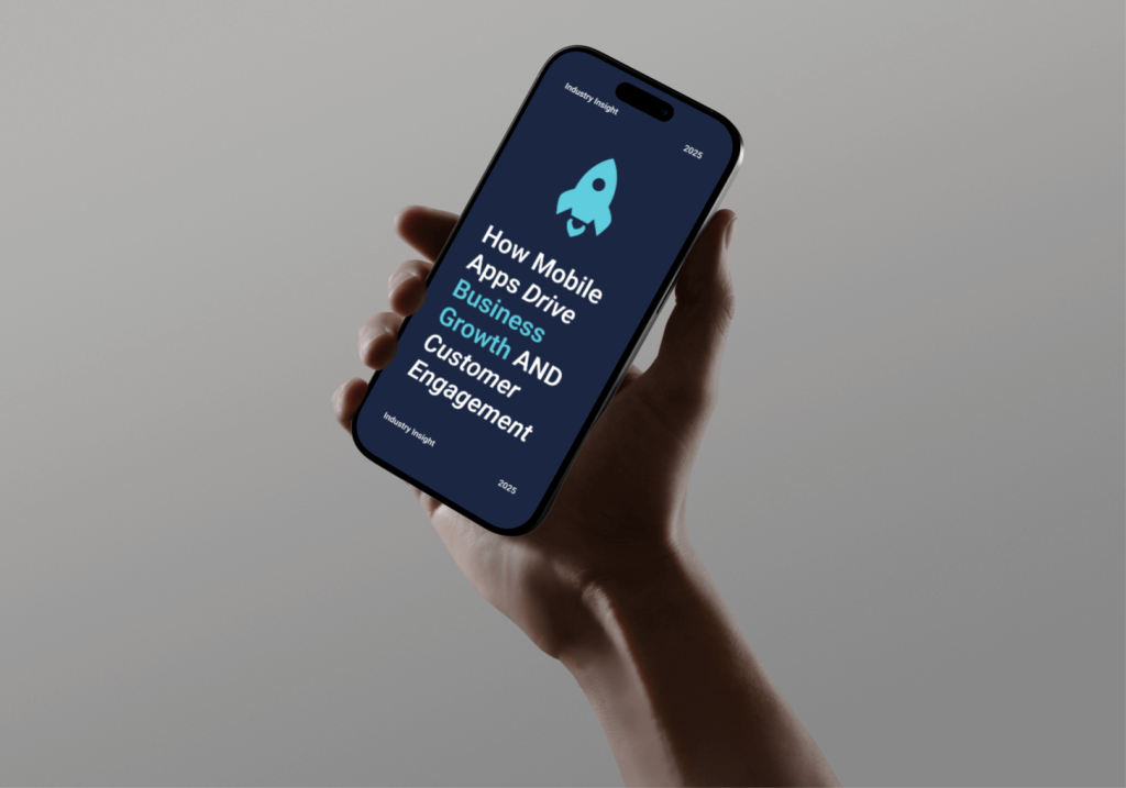Mobile app interface driving business growth in 2025